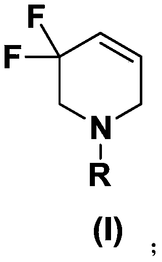 3,3-difluoro-1,2,3,6-tetrahydropiperidine derivative and preparation method thereof