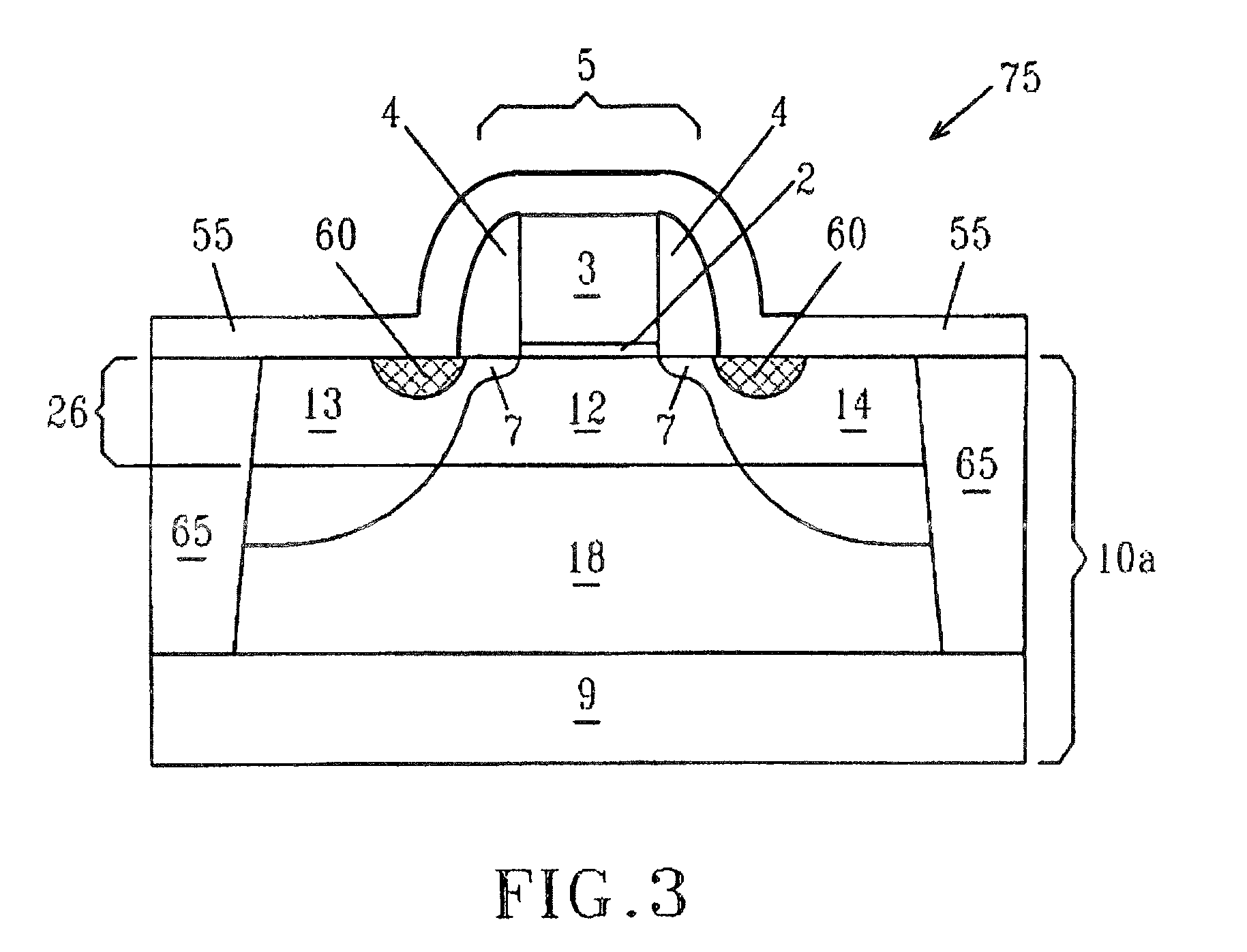 Strained-silicon CMOS device and method