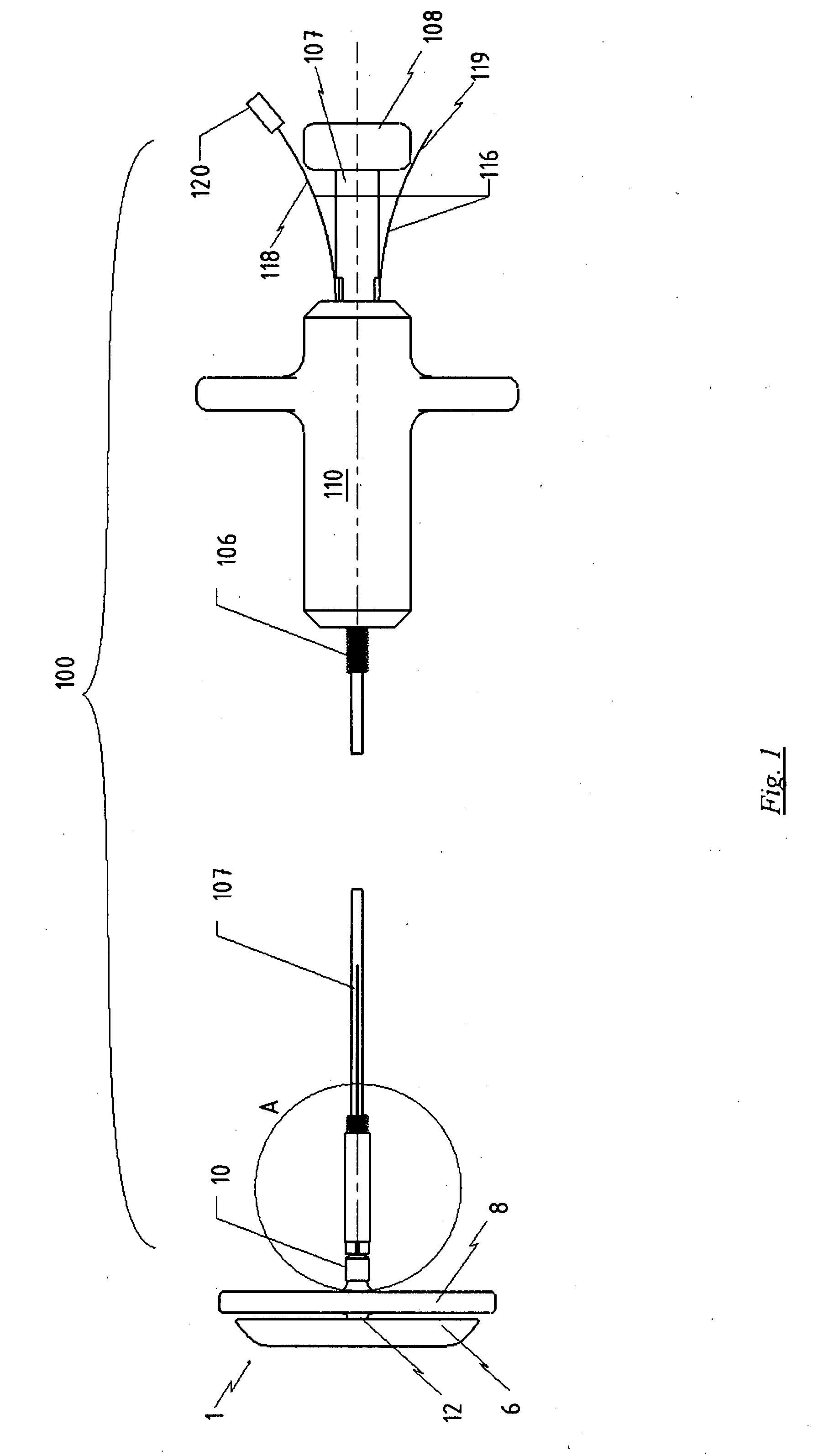 Occlusion device and surgical instrument and method for its implantion/explantation