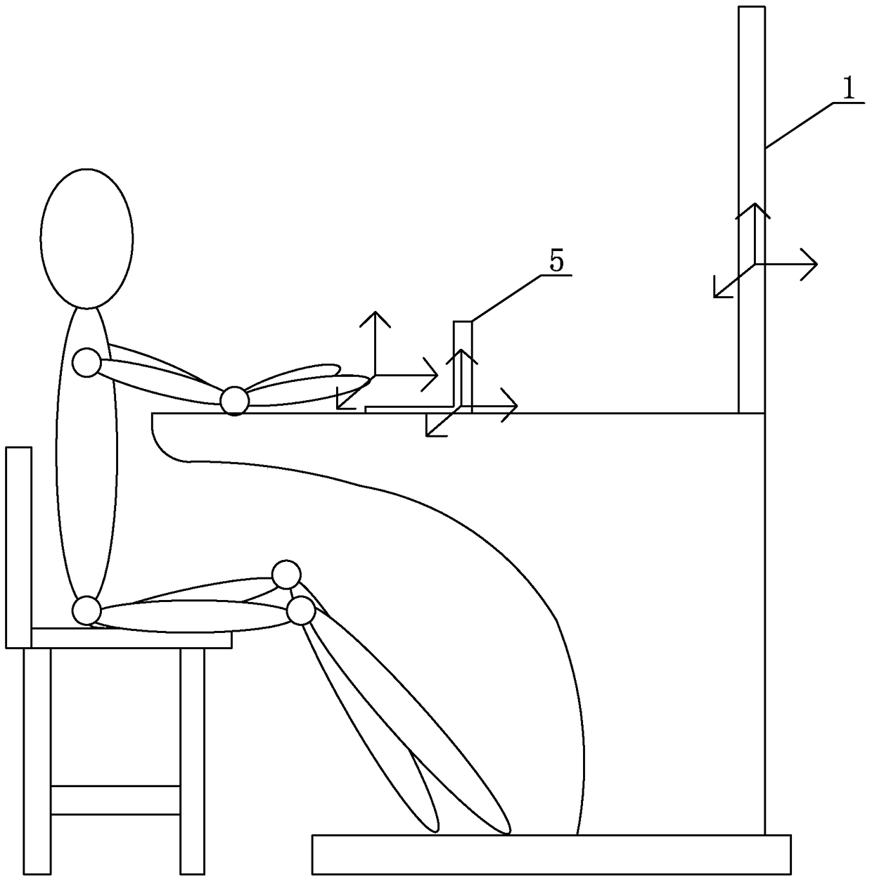 Hand-eye coordination control system and method of split minimally invasive surgical robot