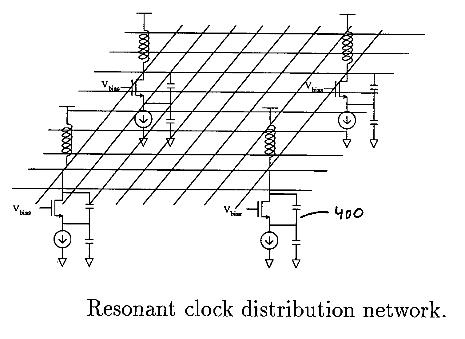 Resonant clock distribution for very large scale integrated circuits