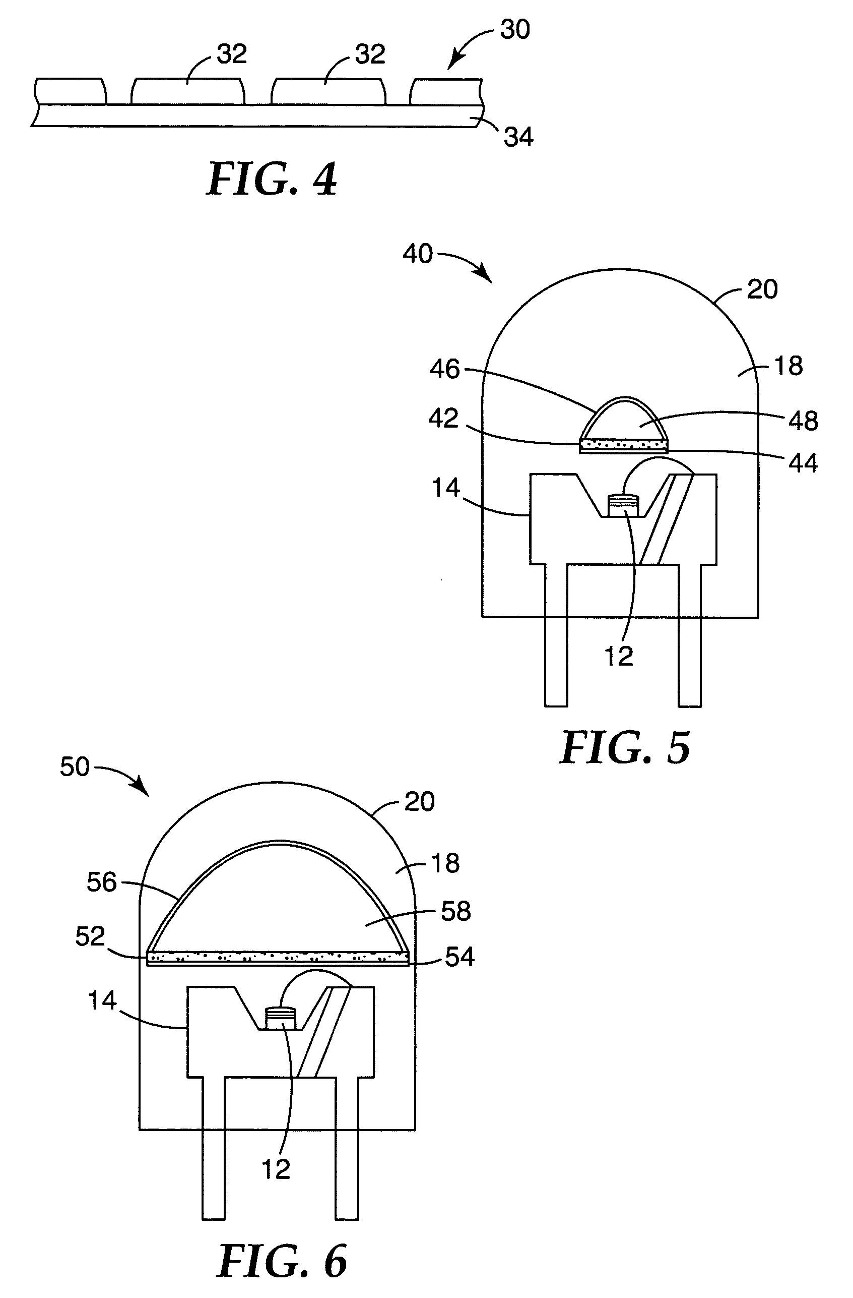 Methods of making phosphor based light sources having an interference reflector