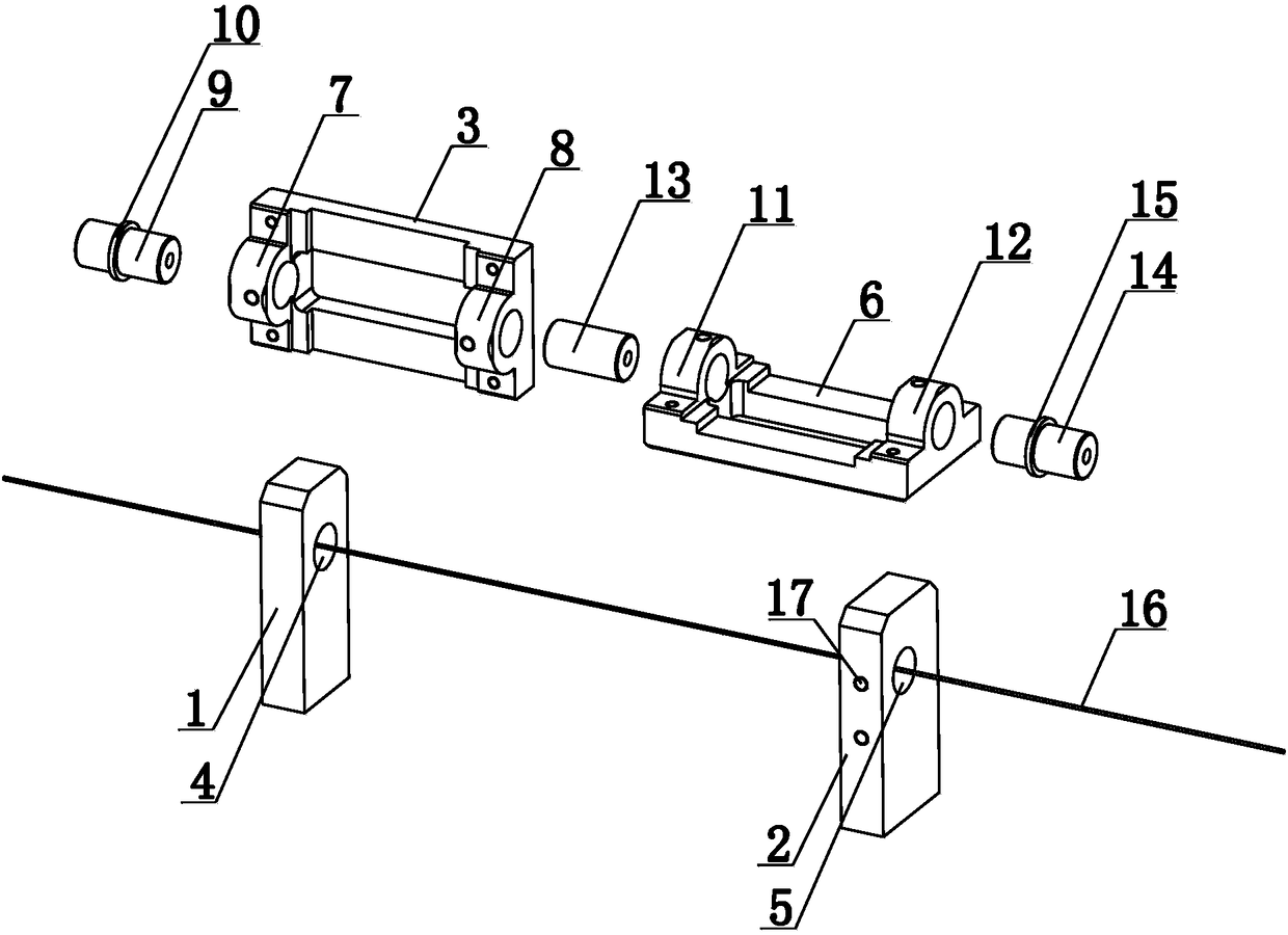 Electric heating needle used for spraying plastic lined aluminum alloy composite pipe