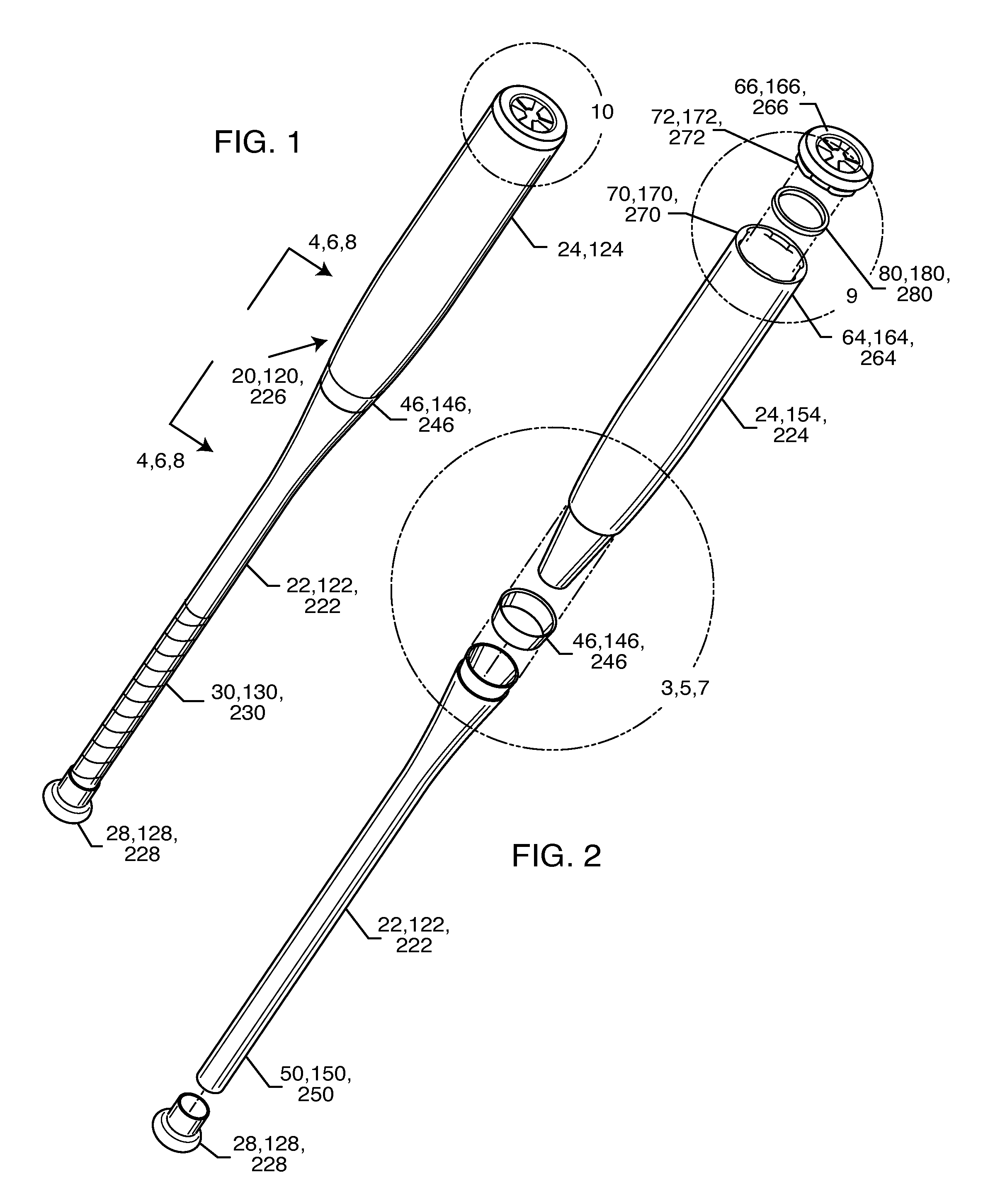 Multi-component bat and assembly process