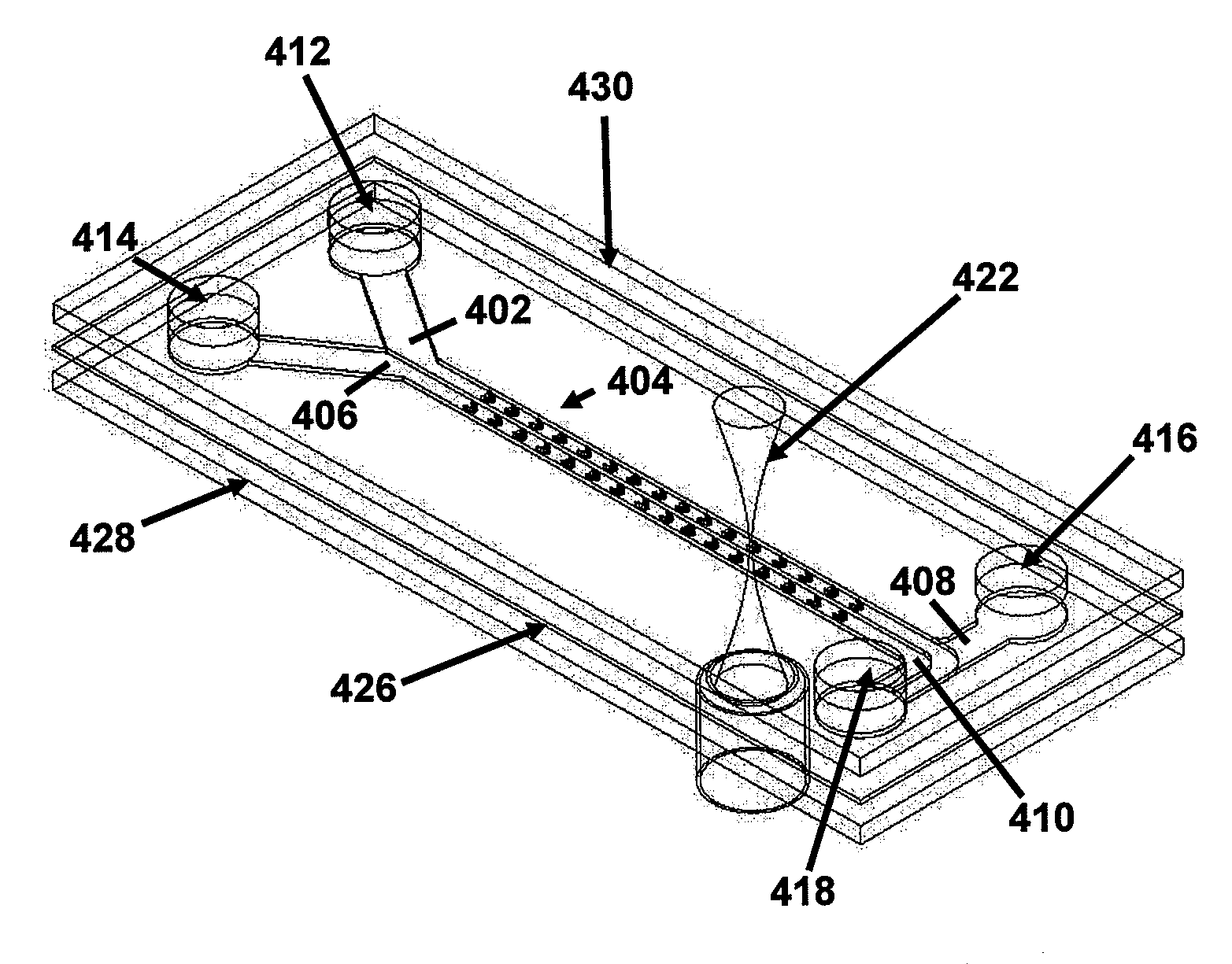 Combinatorial chemistry reaction cell with optical tweezers