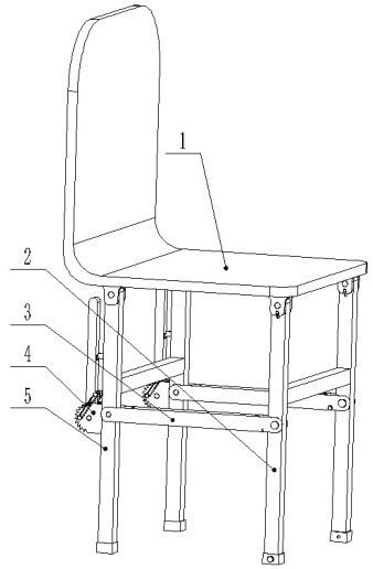 Anti-toppling chair