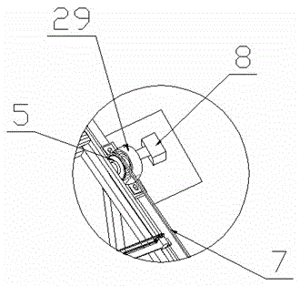 Solar photovoltaic substrate cleaning device