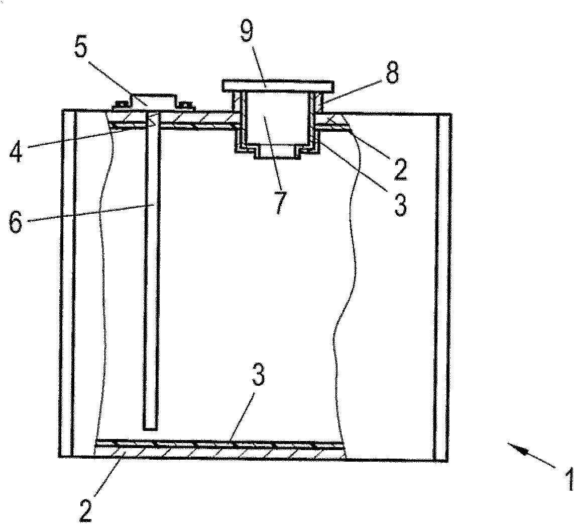 Tank for working fluids of motor vehicles