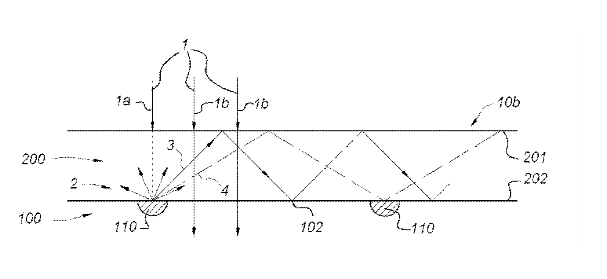 Luminescent optical device and solar cell system with such luminescent optical device