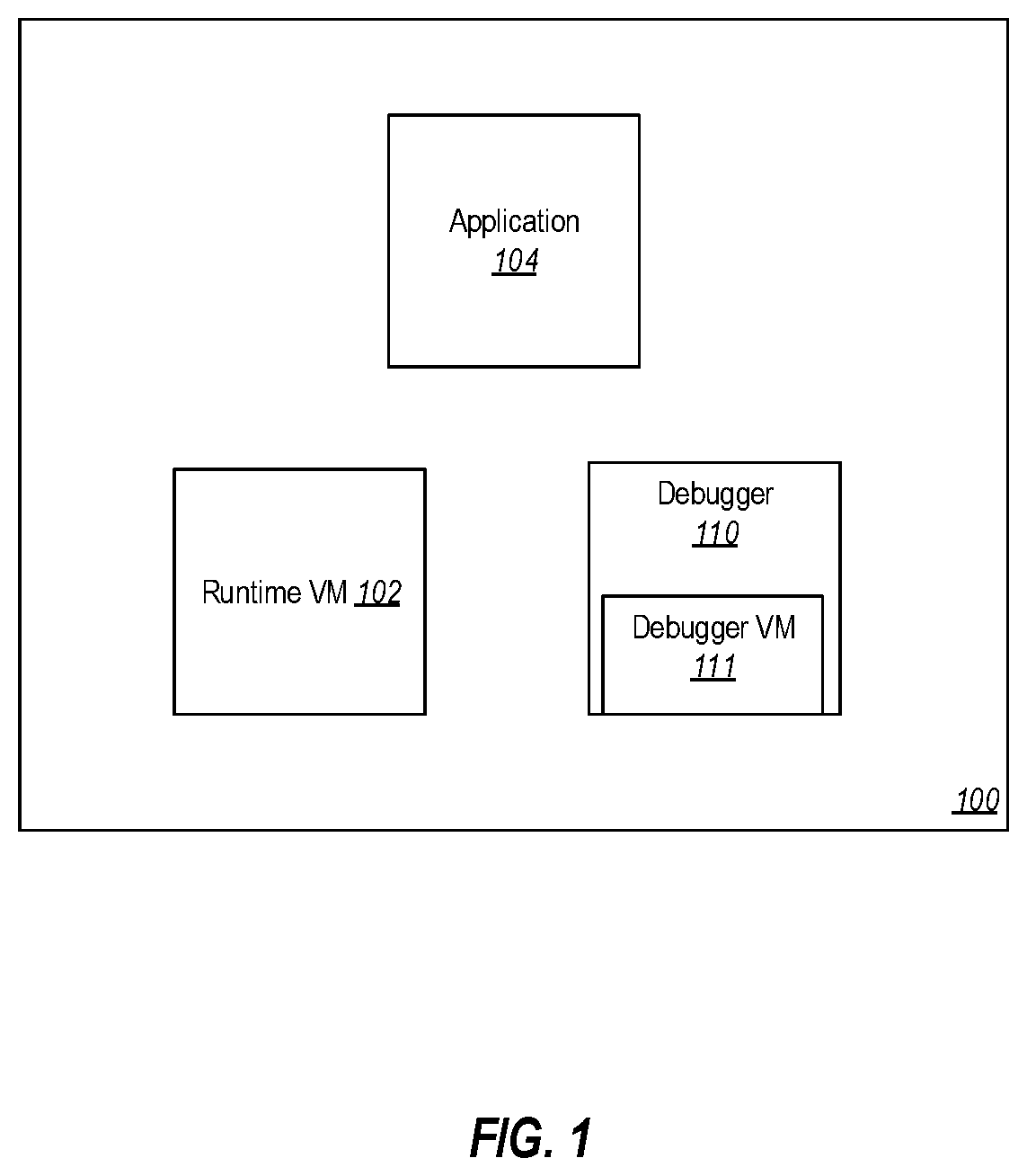 Reversible debugging in a runtime environment