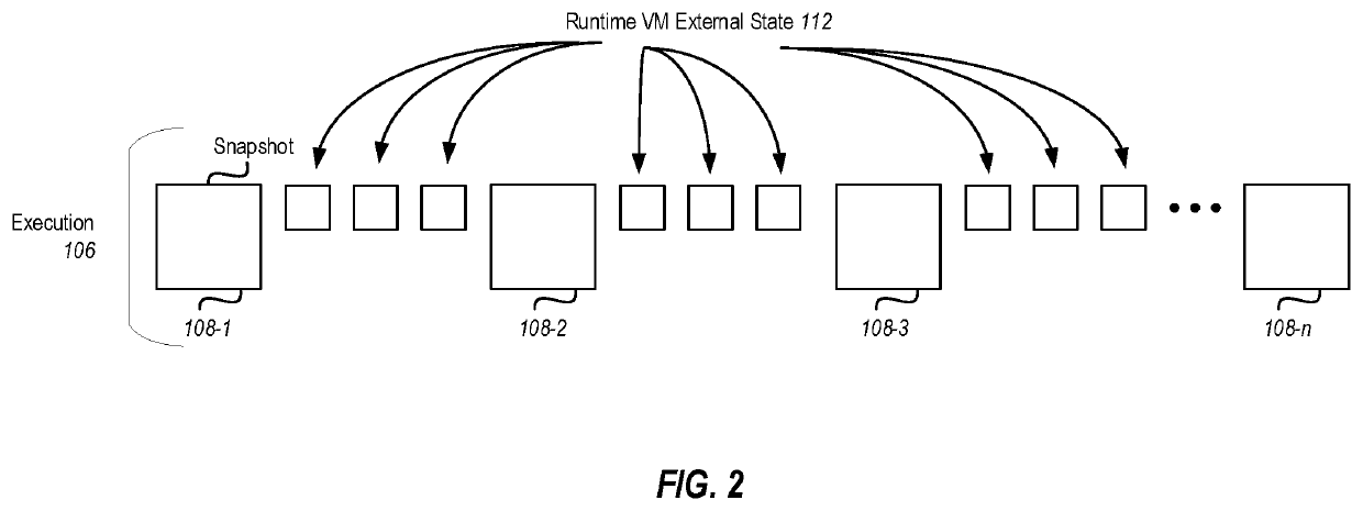 Reversible debugging in a runtime environment