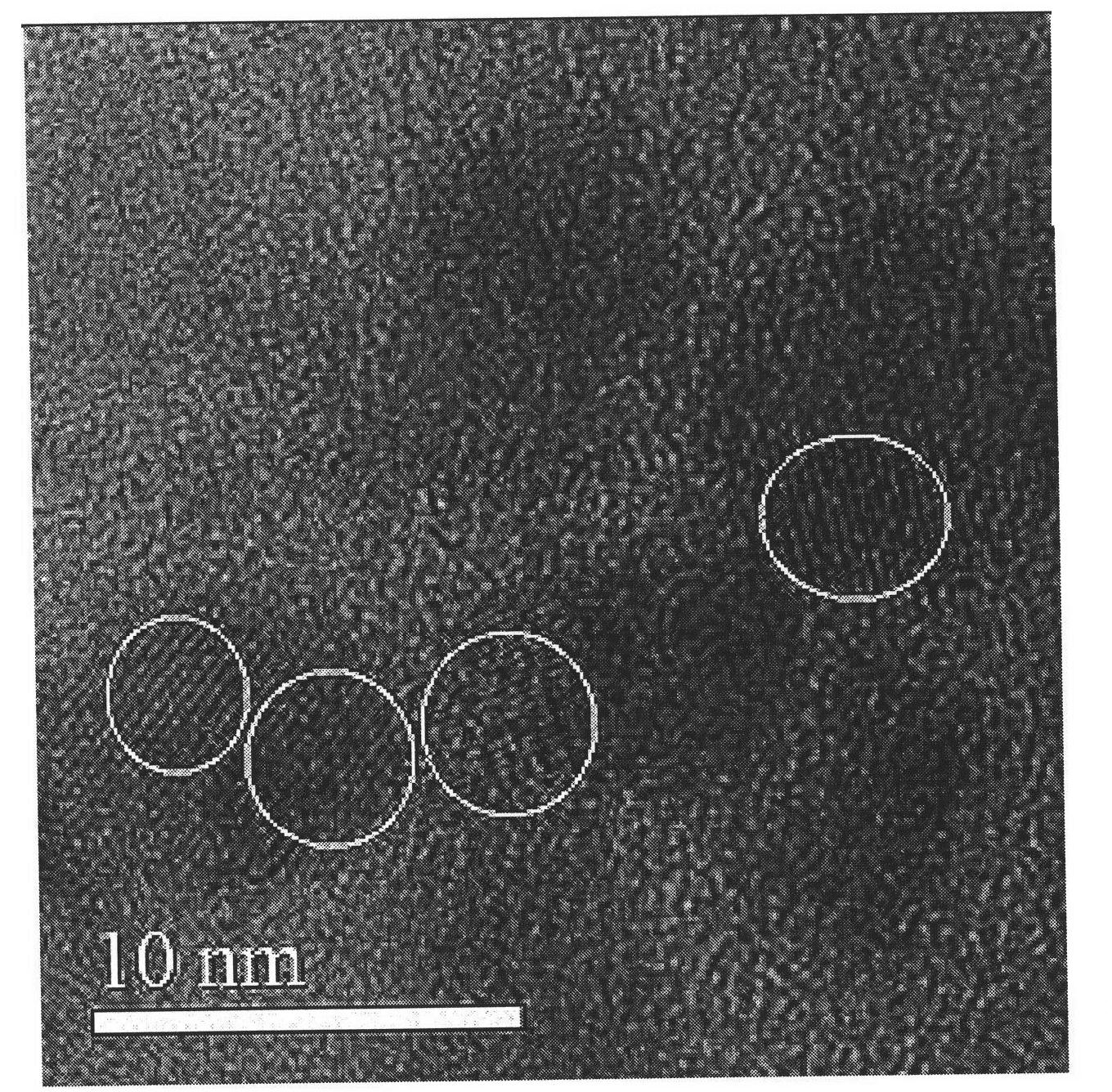 Synthetic method of cadmium telluride/cadmium sulfide/zinc sulfide quantum dots