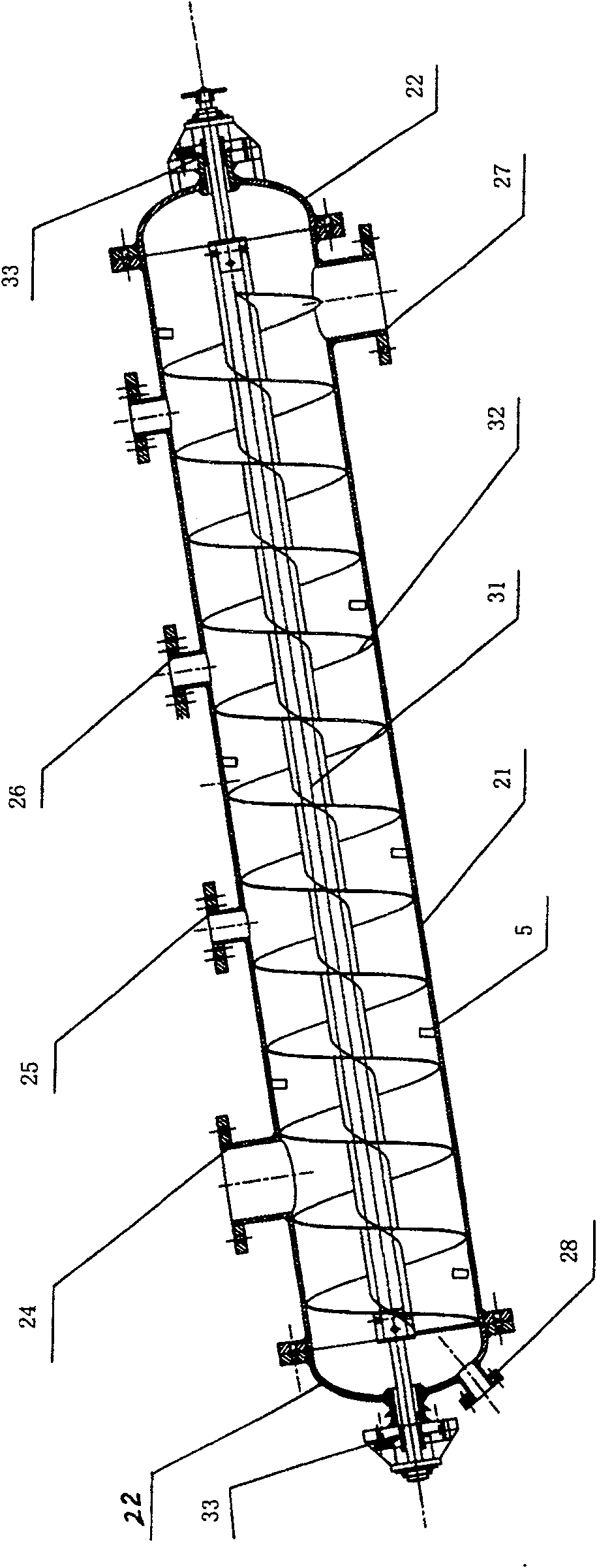 Online tobacco steam expanding apparatus and tobacco stem treating method using the same