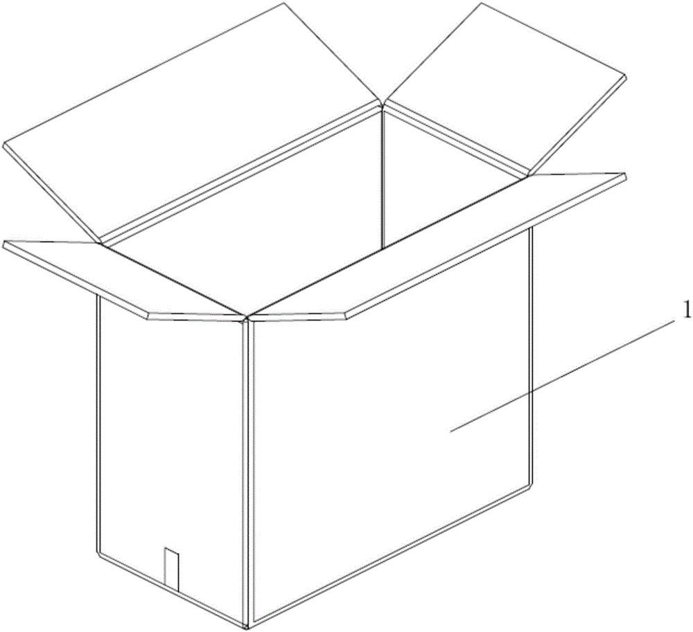 All-paper buffering packing case for medical instrument