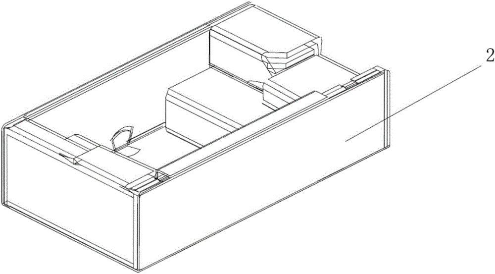 All-paper buffering packing case for medical instrument