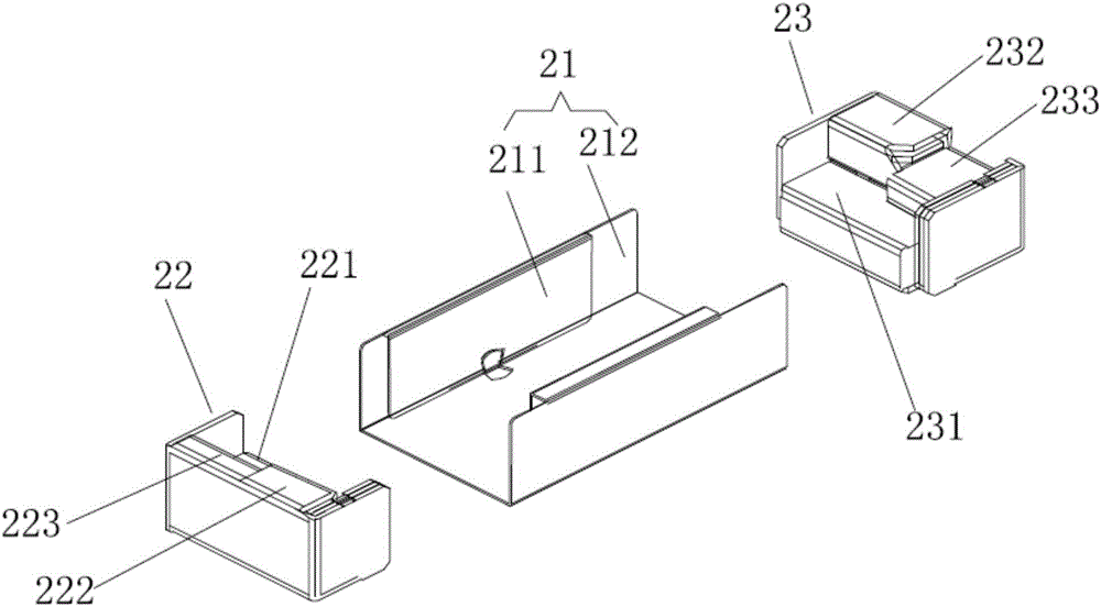 All-paper buffering packing case for medical instrument