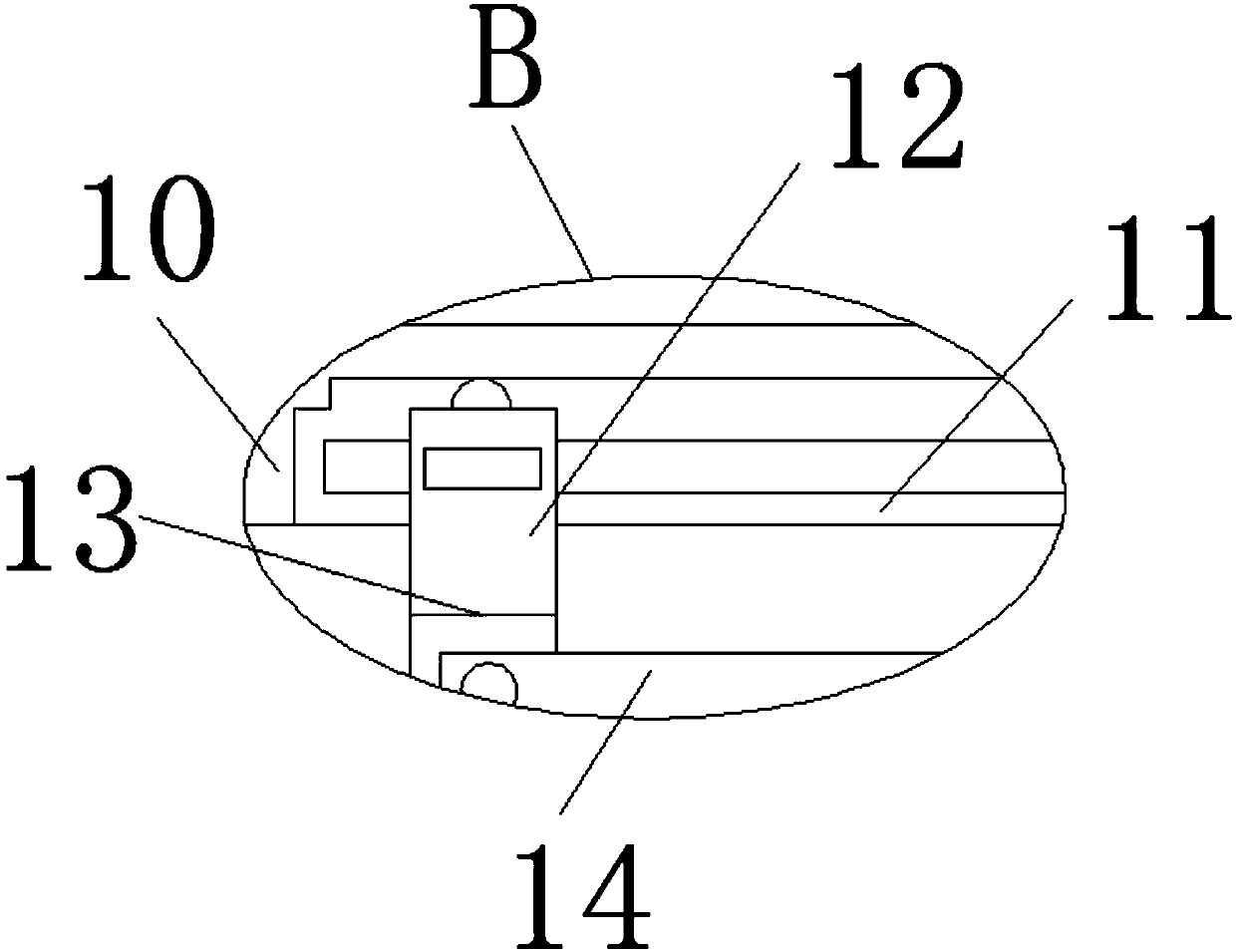 Waste collecting device for biological waste recycling