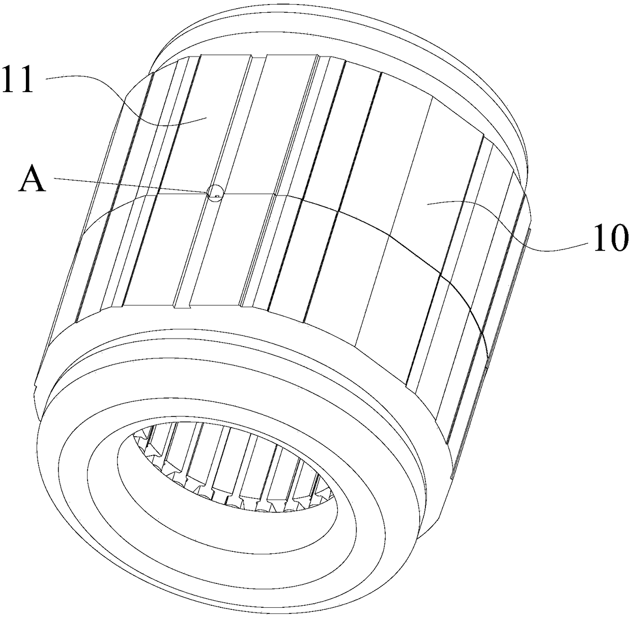 Compressor stator and compressor