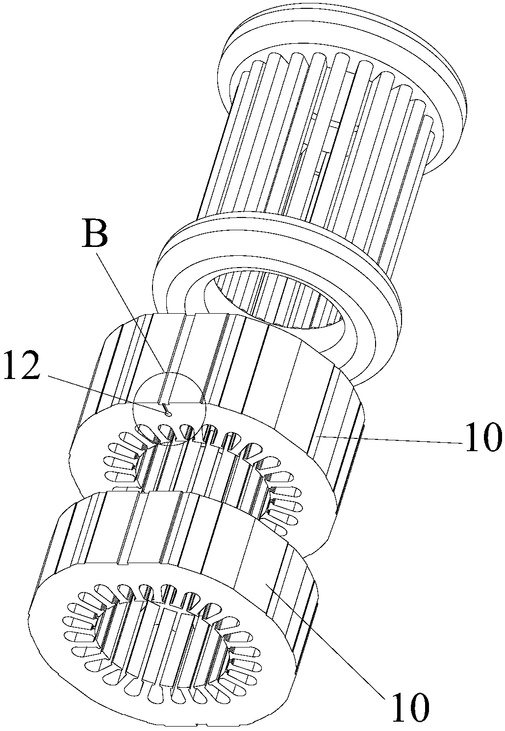 Compressor stator and compressor