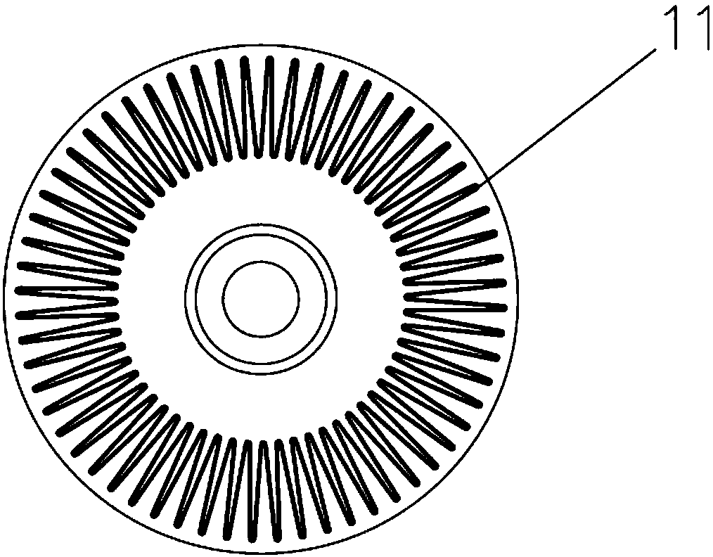 Metal-free-material filter element and filter thereof