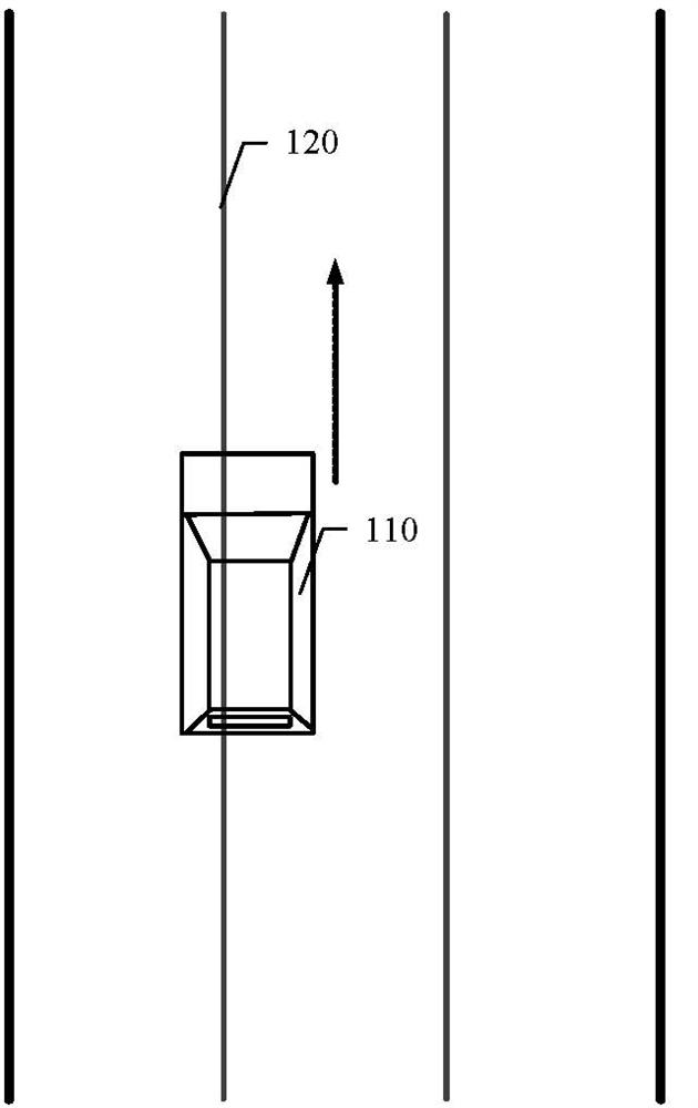 Vehicle line pressing determination method and device, equipment and storage medium