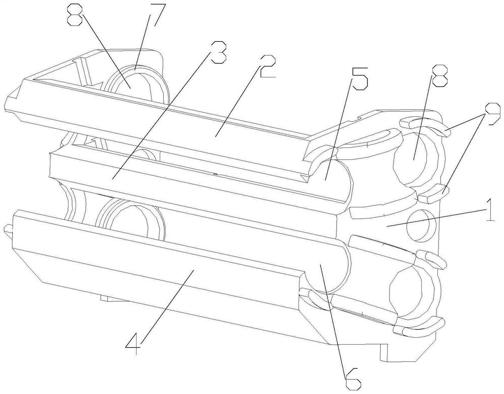 Integrated retainer for linear module