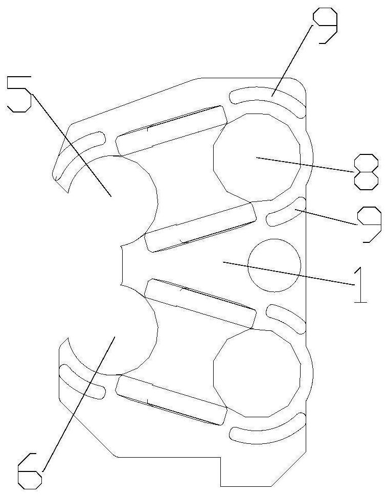 Integrated retainer for linear module