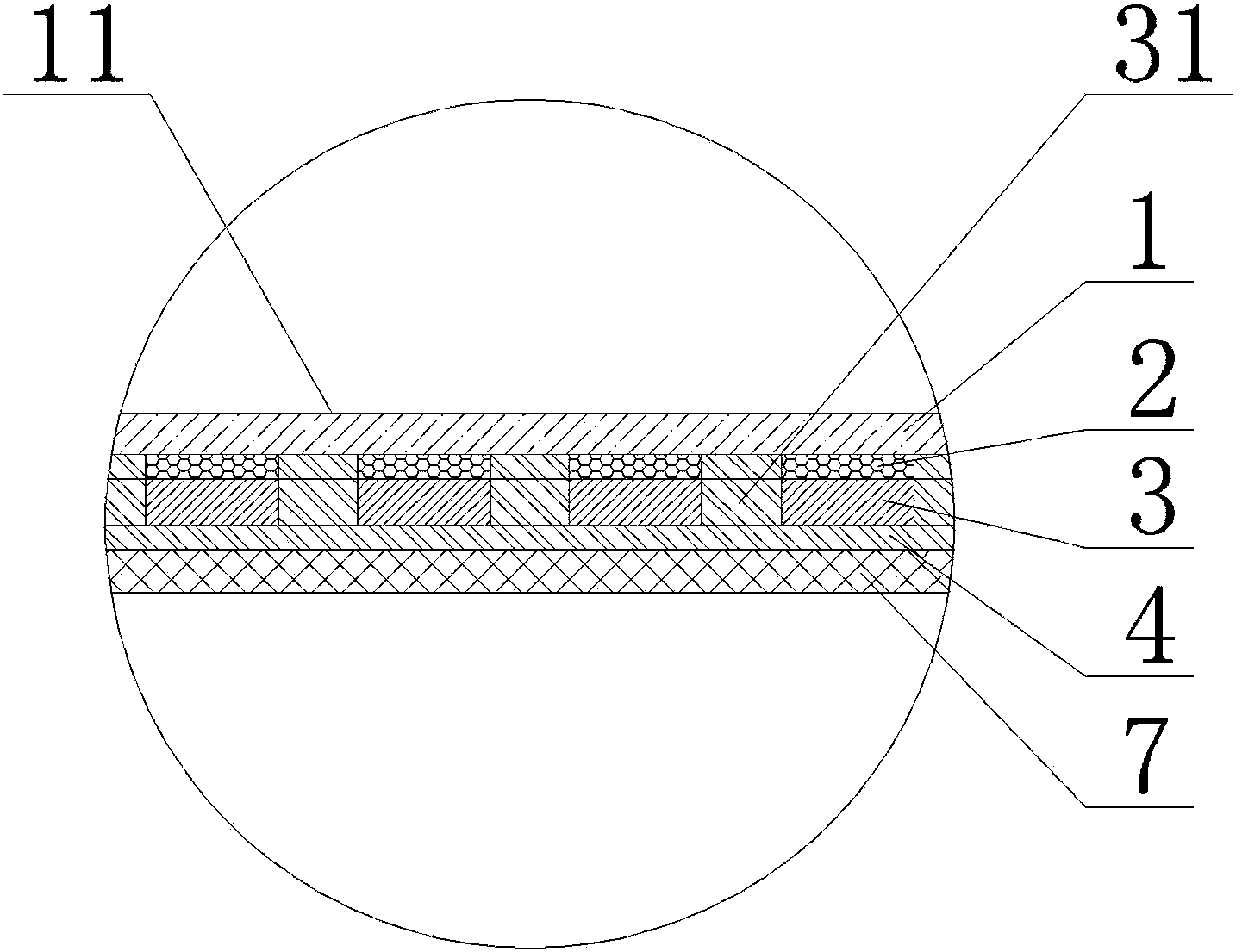 Double-direction perspective film and manufacturing method thereof