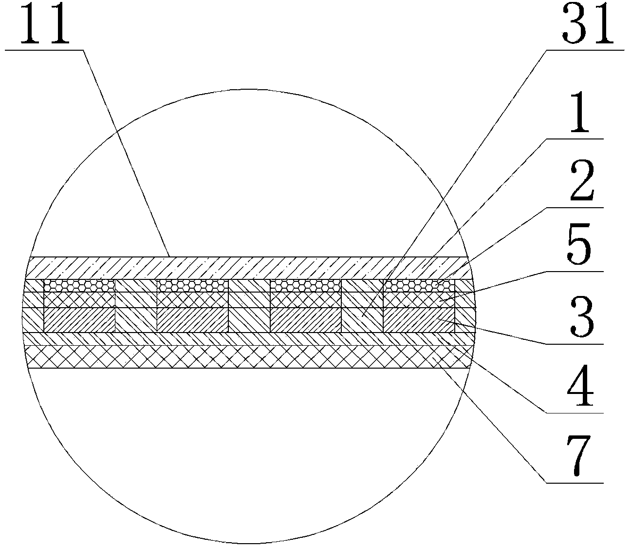 Double-direction perspective film and manufacturing method thereof