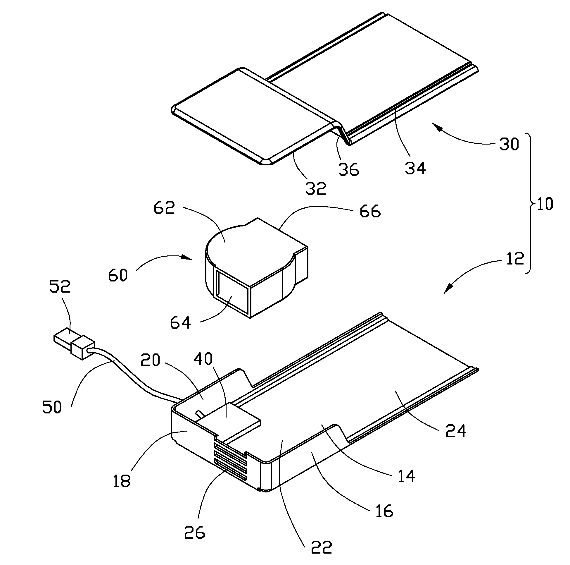 External heat dissipation device