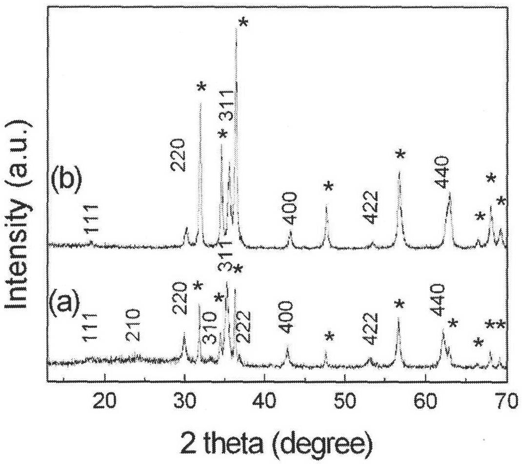 Ferroferric oxide and zinc oxide nuclear shell nano-rod for absorbing high-frequency electromagnetic waves and manufacturing method thereof