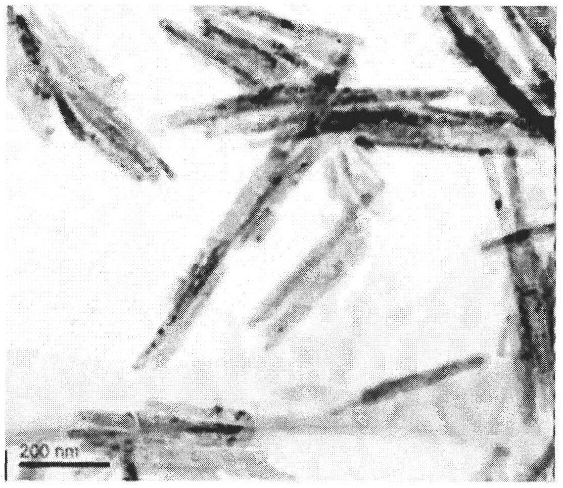 Ferroferric oxide and zinc oxide nuclear shell nano-rod for absorbing high-frequency electromagnetic waves and manufacturing method thereof