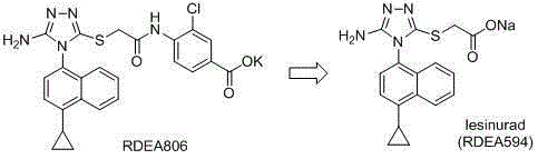 Nitrophenyl substituted naphthalene cyclosuccinic acid amide derivatives, preparation method and use thereof