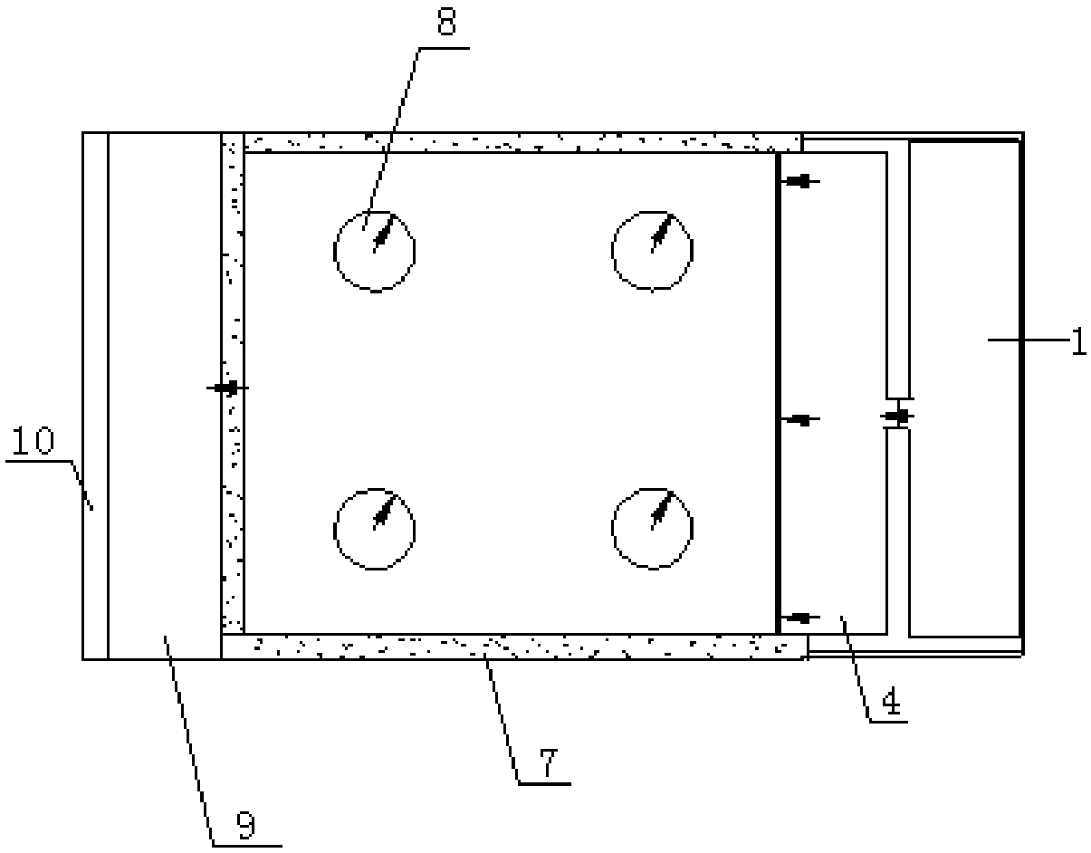 Test device for simulating slope site rock mass disintegration and test method of test device