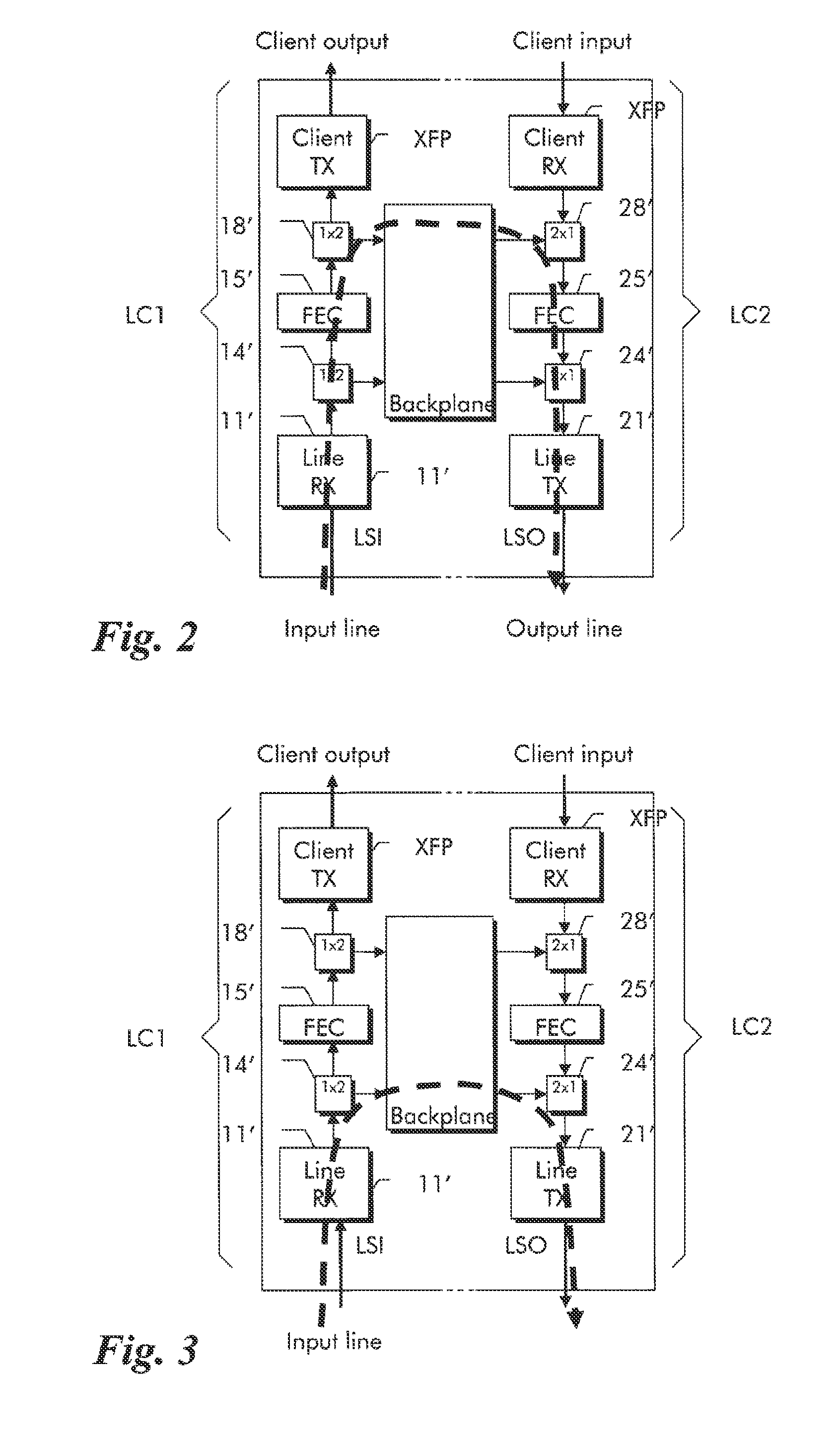 Transponder and related network node for an optical transmission network