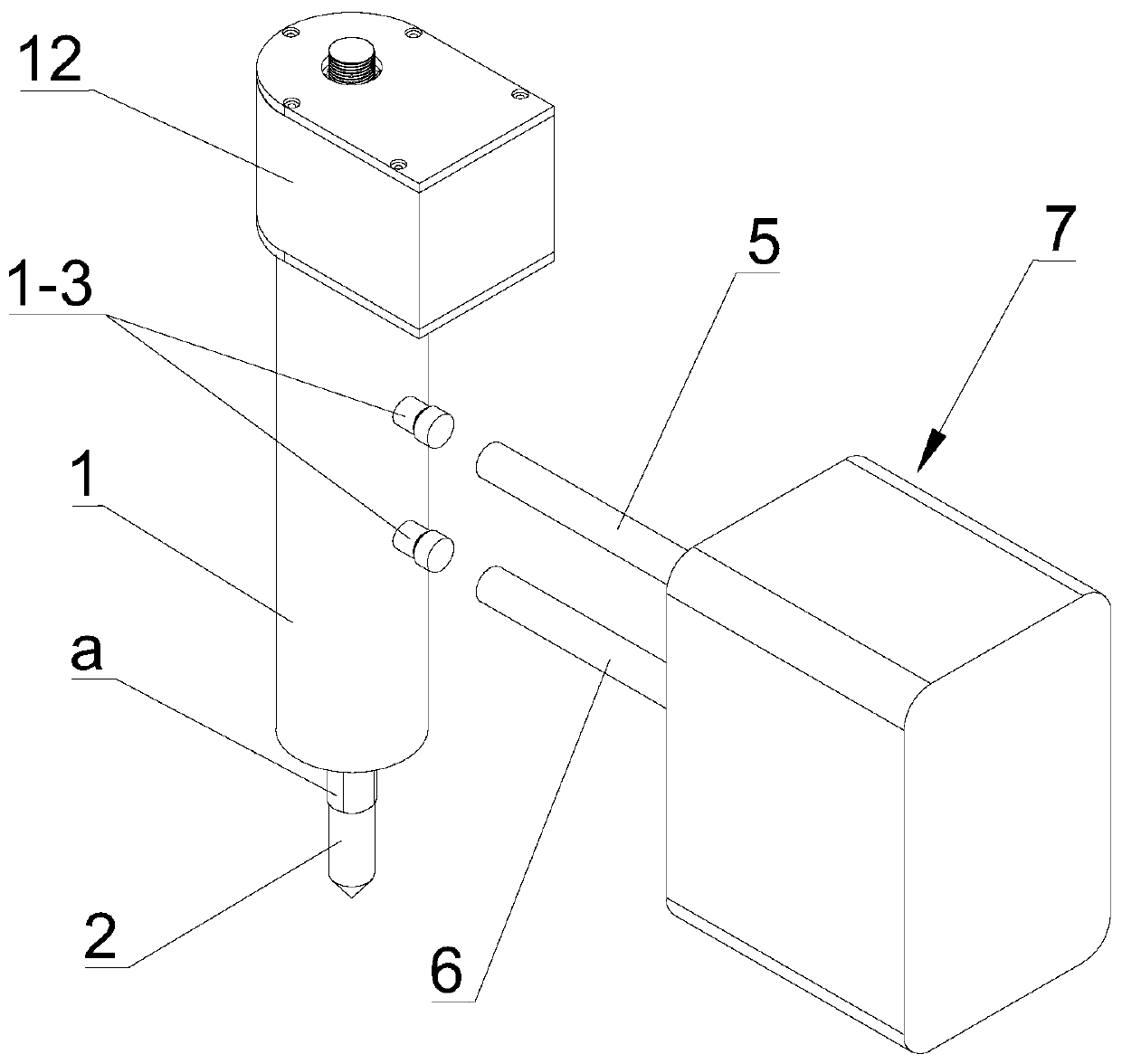 Soil detection probe with cleaning function