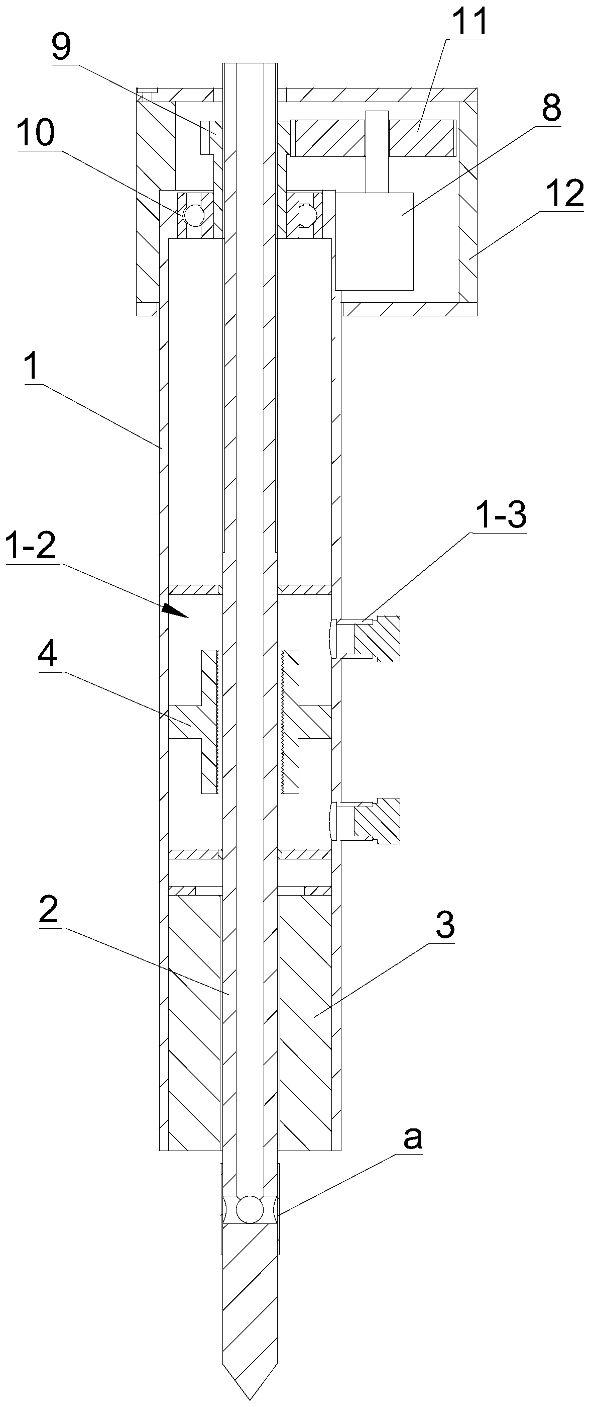 Soil detection probe with cleaning function