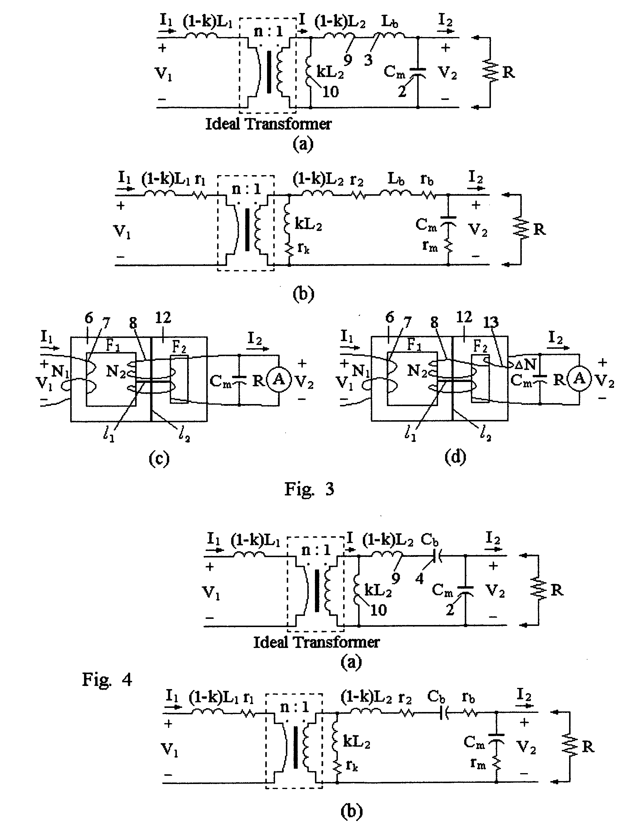 Methods and configurations of lc combined transformers and effective utilizations of cores therein