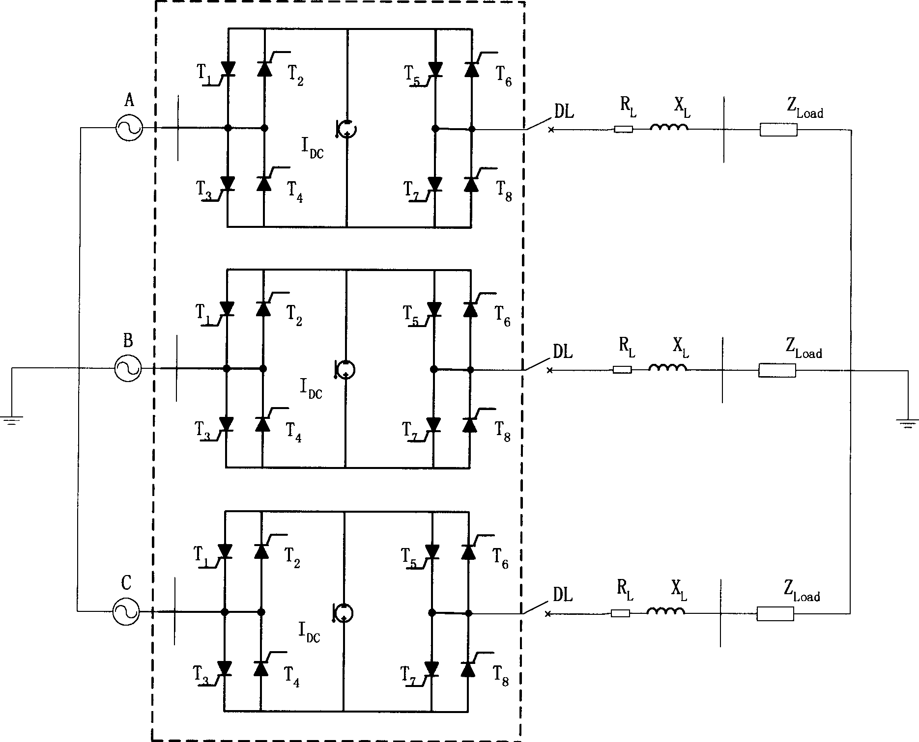 Fault current-limiting device for transmission and distribution electric network