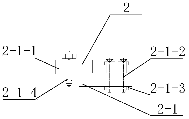 Combinatorial testing accessory of vibration testing platform and static fatigue testing method