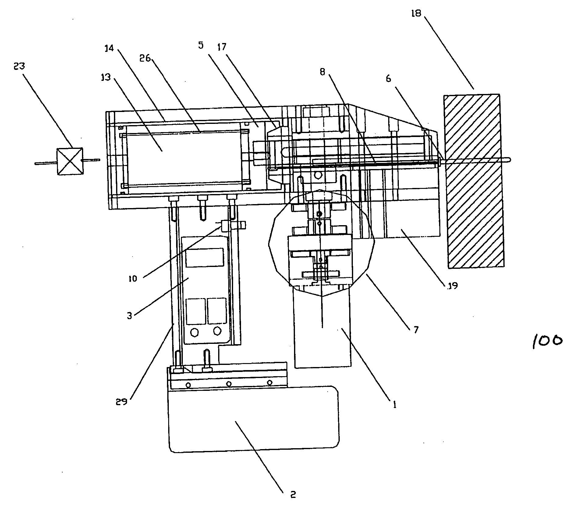 Electric motor driven energy storage device for impacting