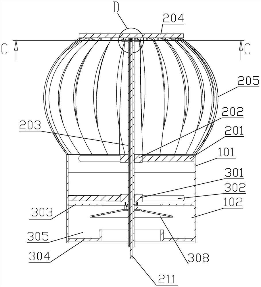 Controllable dedusting environment-friendly unpowered air 1cap