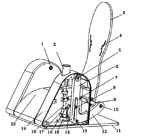 Ankle joint flexion and extension exerciser