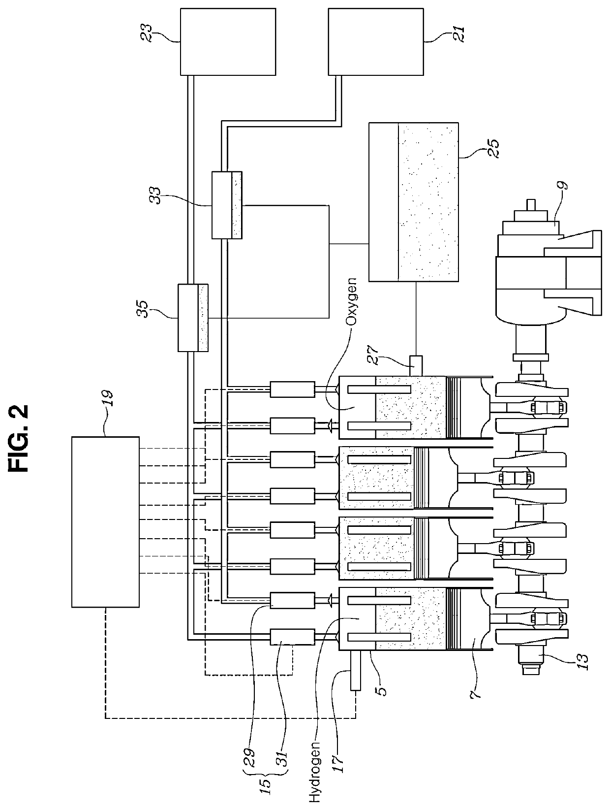 Alkaline water electrolysis system