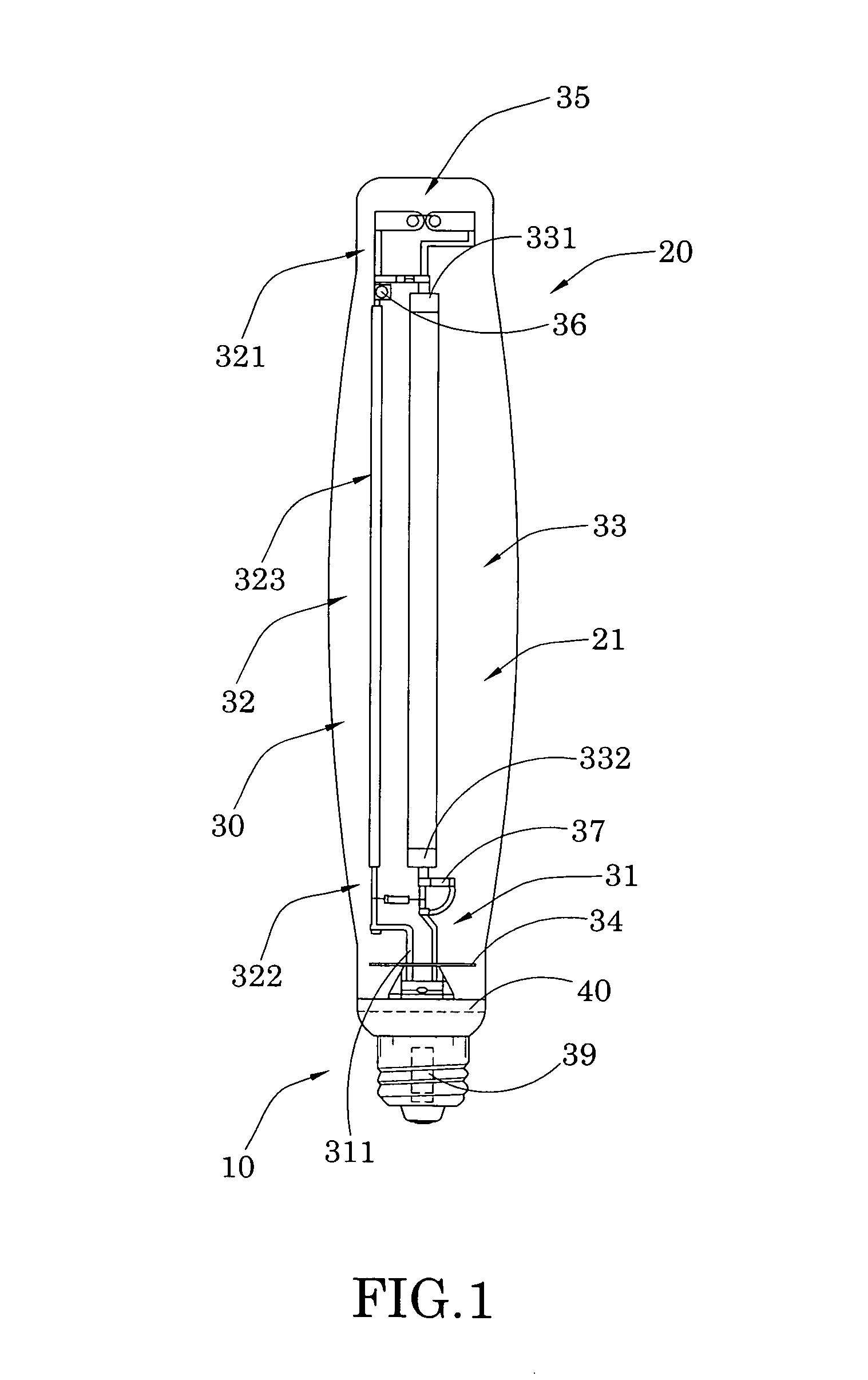 High pressure sodium lamp