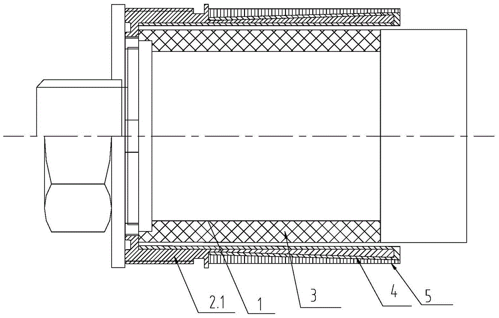 A moulding method for a long-dimension separator sleeve of a pulse motor