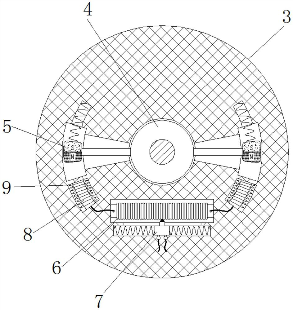 Automobile data recorder mounting device for new energy automobile