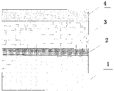 Environment-friendly flame-retarding full-plastic type plastic runway and construction method thereof