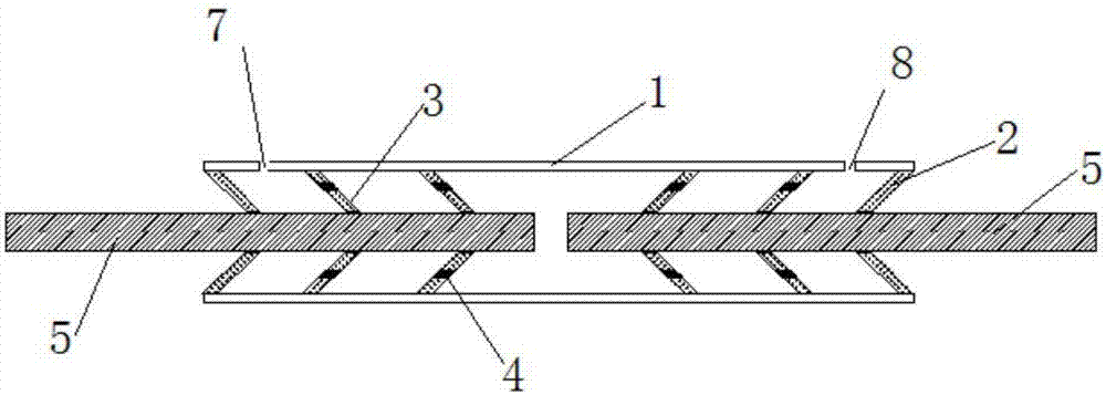 Steel tube sleeves used for prefabricated shear walls and columns and fabricating method for steel tube sleeves