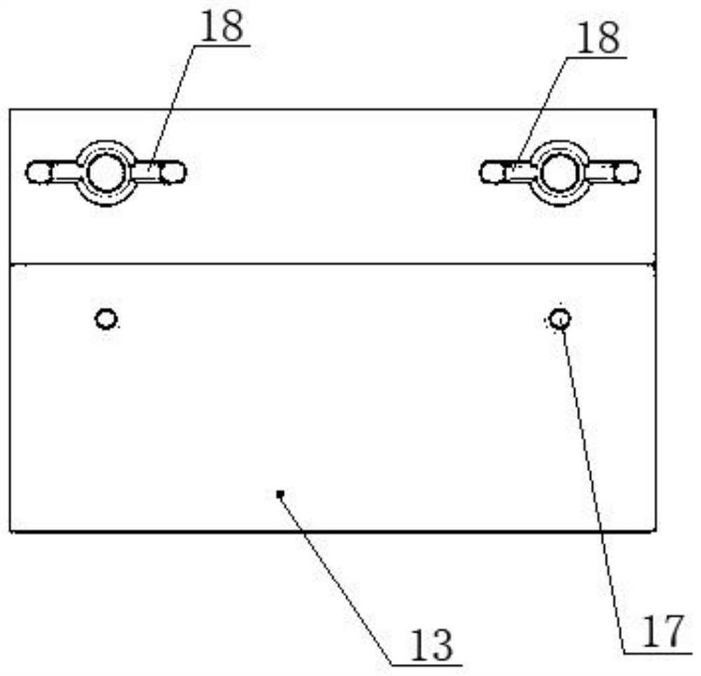 Device for testing slip resistance of ceramic tile adhesive